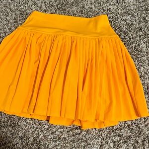 Orange offline aerie skirt